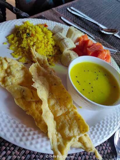 Fafda and Kadhi Gujrat Food