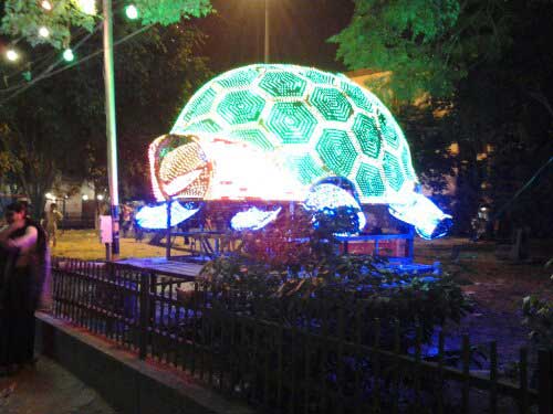Giant Turtle @ Arambagh Durga Puja