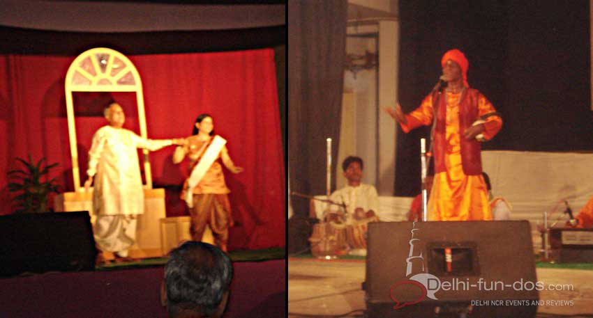 Cultural performances during Durga Puja in Delhi