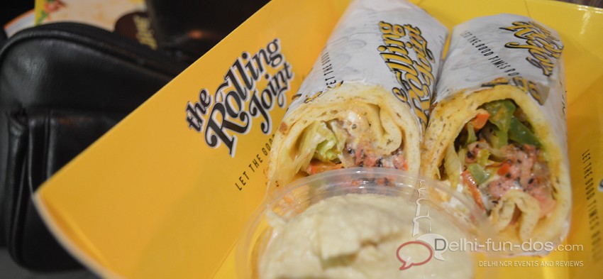 The Rolling Joint – An option for Veg/Non-Veg rolls in CP