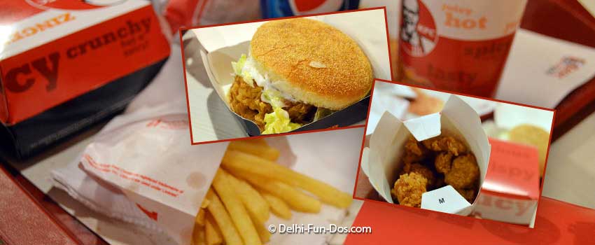 KFC – Lajpat Nagar – food for comfort