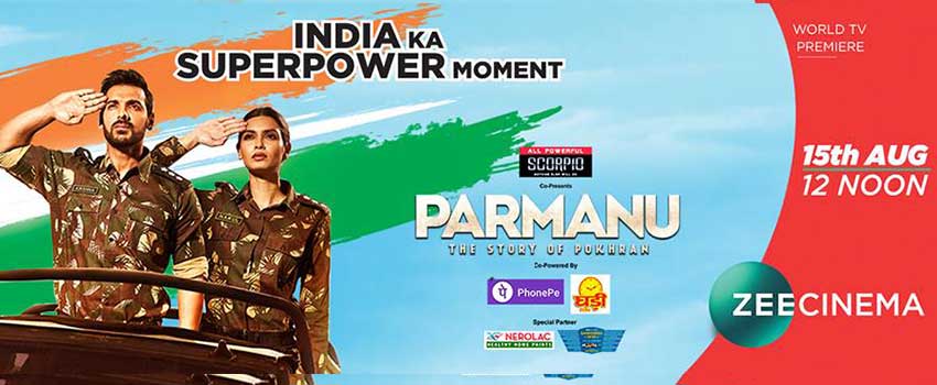 Watch Parmanu on Zee Cinema this 15th August