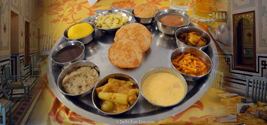 Marwari Thali – Royal Dining Experience At Bhanwar Niwas