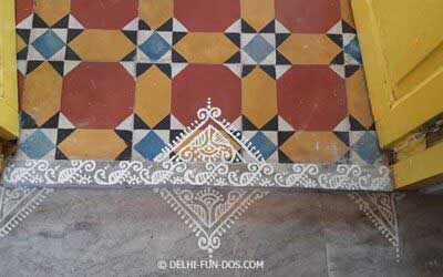 Floor Paintings Of India