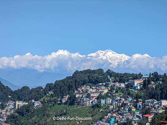 Himalayan ranges from Mirik