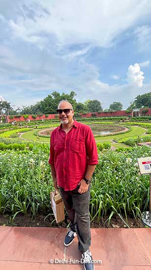 Visiting Amrit Udyan during the monsoon