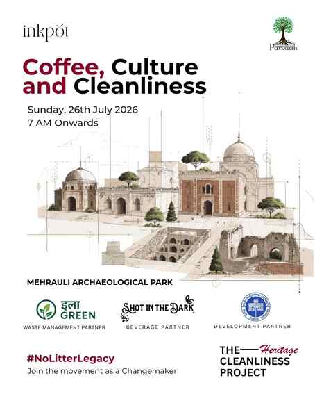 Heritage Cleanliness Drive at Mehrauli Archaeological Park