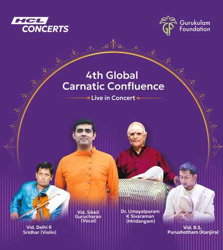 HCL Concerts-4th Global Carnatic Confluence
