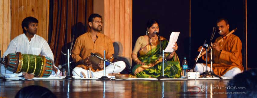 In fact, the noted Carnatic singer Sudha Raghunathan, who accompanied Saroja Vaidyanathan, made her presence felt through excellent vocal support.