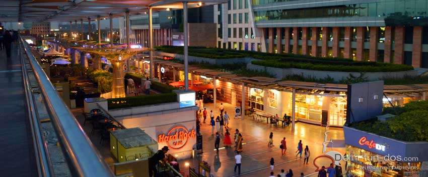 Things to do in Delhi Summer- DLF Cyber hub: Eat, Drink and be Merry