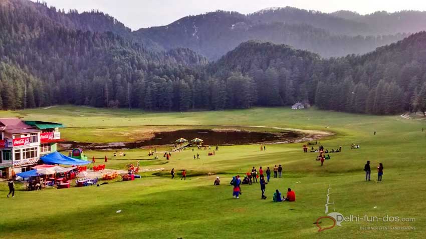 Beautiful meadow at Khajjiar. No wonder, it is called 'Mini Switzerland’.