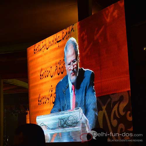 The festival was inaugurated by Lt. Governer Mr. Najeeb Jung and he also recited Ghalib at the festival